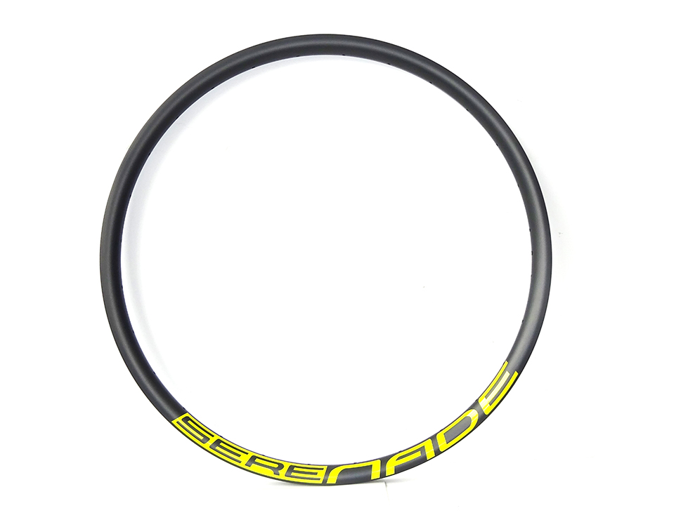 Serenadebikes 29er carbon mountain bike rims 30mm wide