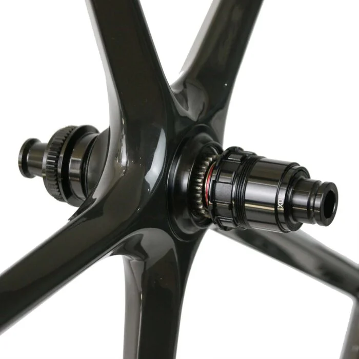 5本スポーク 自転車ホイール 700c ロード・グラベル用 カーボン