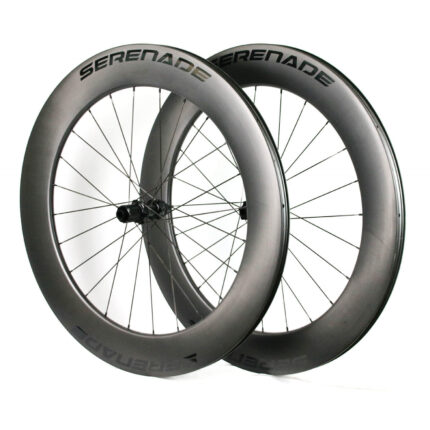 700C 80mm Carbon Disc Brake Wheelset
