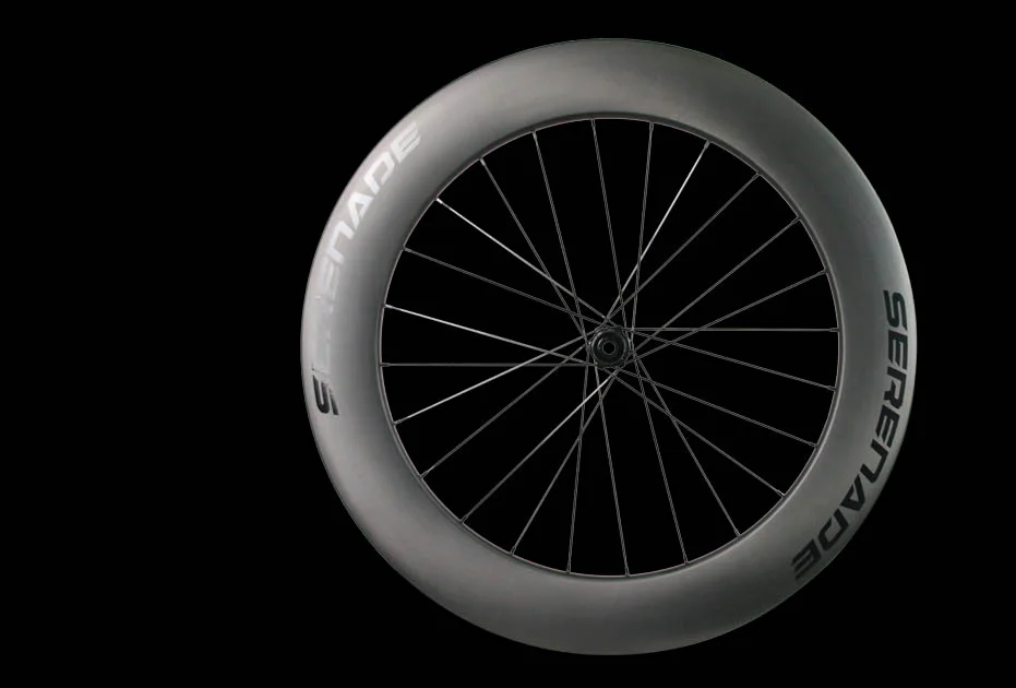 serenade bikes 80mm depth road wheelset