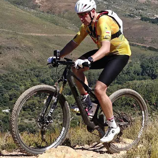 Łukasz Szymański with Serenade MTB carbon wheelset