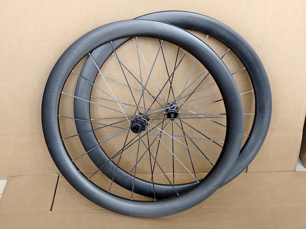 21h carbon fiber spokes with 24mm internal road bike wheelset