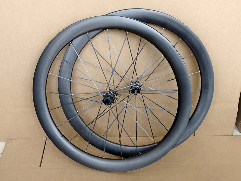 21h carbon fiber spokes with 24mm internal road bike wheelset