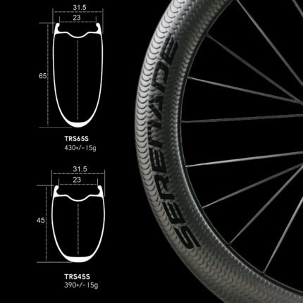 Snakeskin-Surface-65mm-carbon-fiber-wheel-