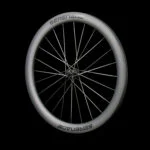 Set di ruote anteriori con raggi in carbonio a sezione larga interna da 25 mm